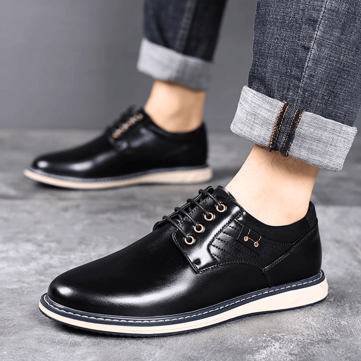 Napoli Genuine Leather Derby Shoes