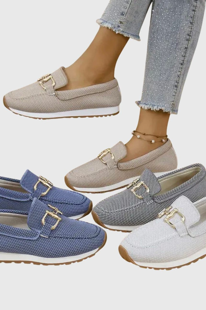 Golden Luxe Loafers