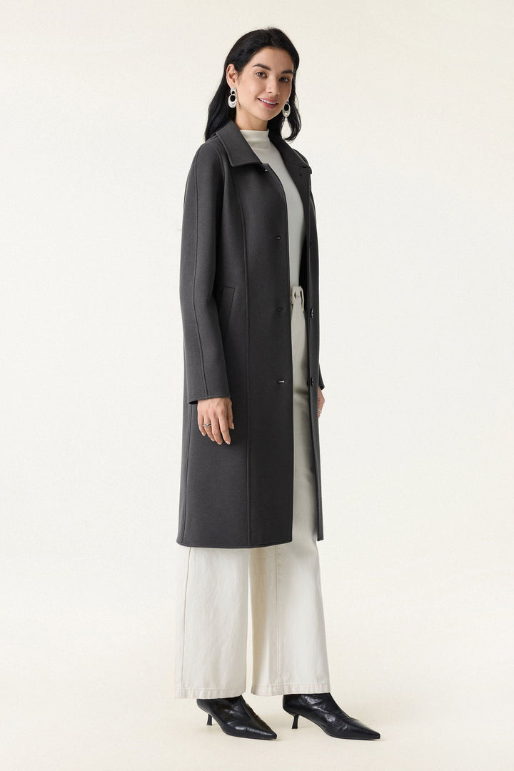 Button-up coat