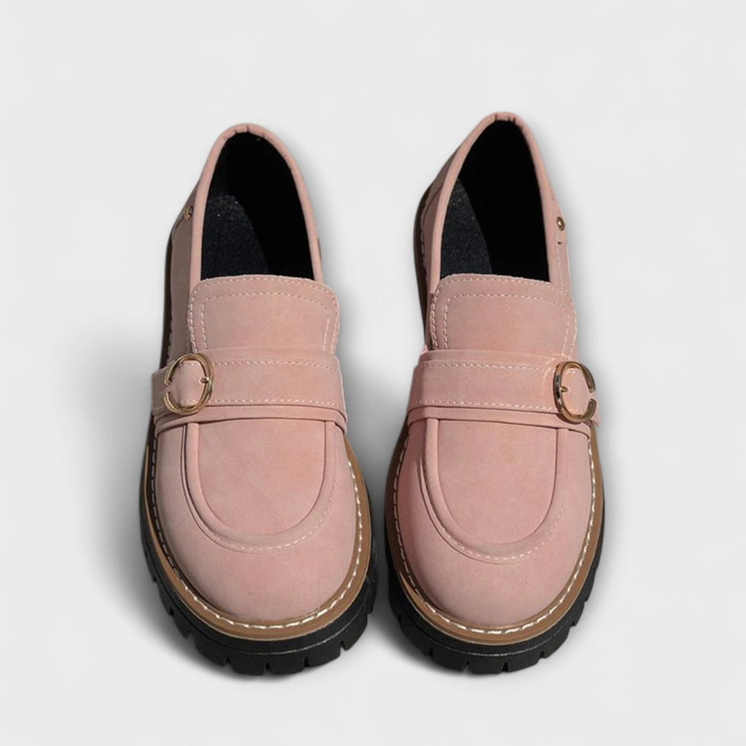 Lora™ | Casual loafers with round toe