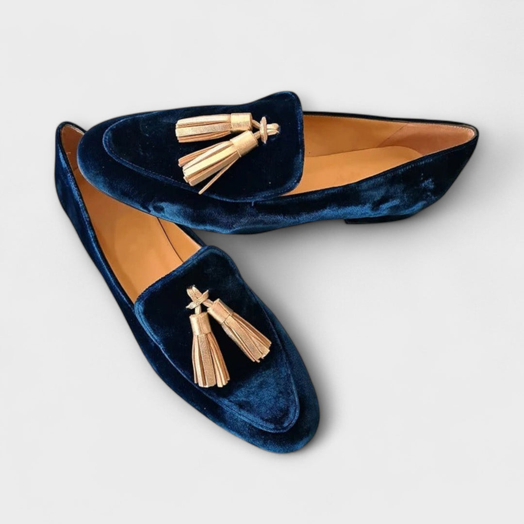 Quinnlyn™ | Vintage loafers with fringes