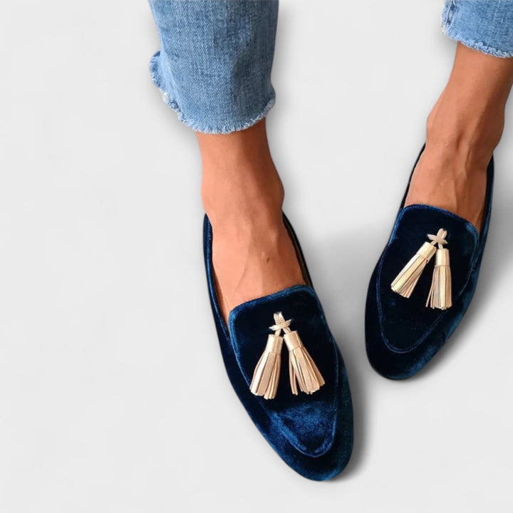 Quinnlyn™ | Vintage loafers with fringes