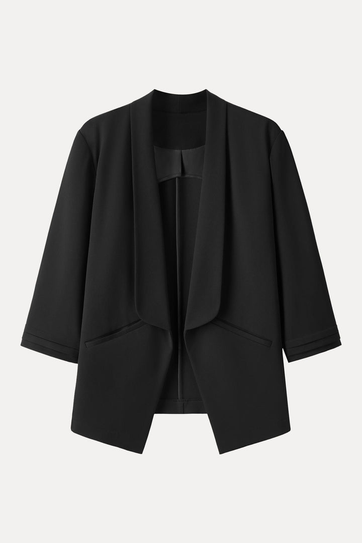 Blazer with 3/4 sleeves