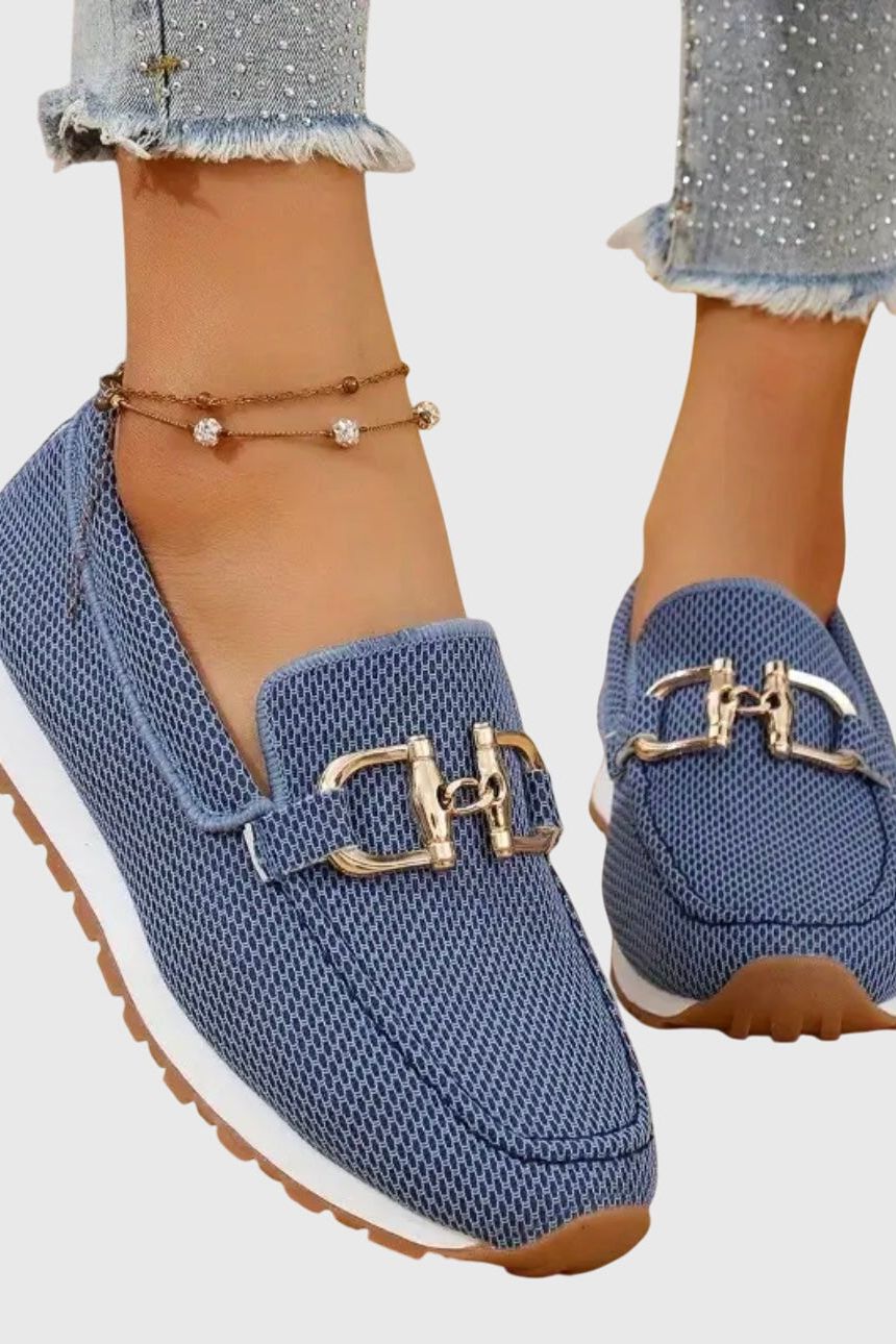 Golden Luxe Loafers