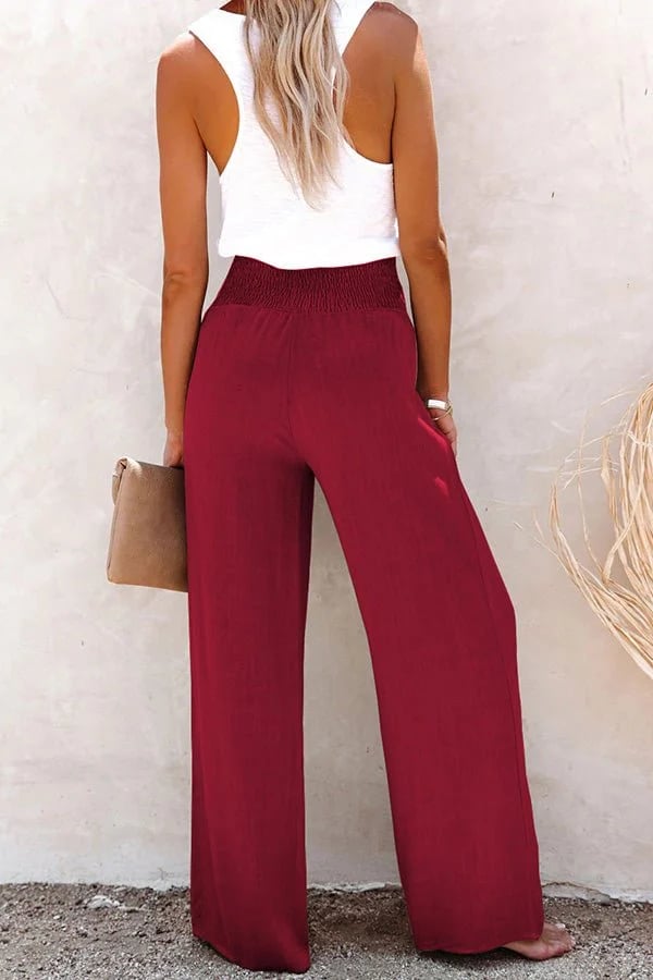 Riana - High-Waisted Relaxed Pants