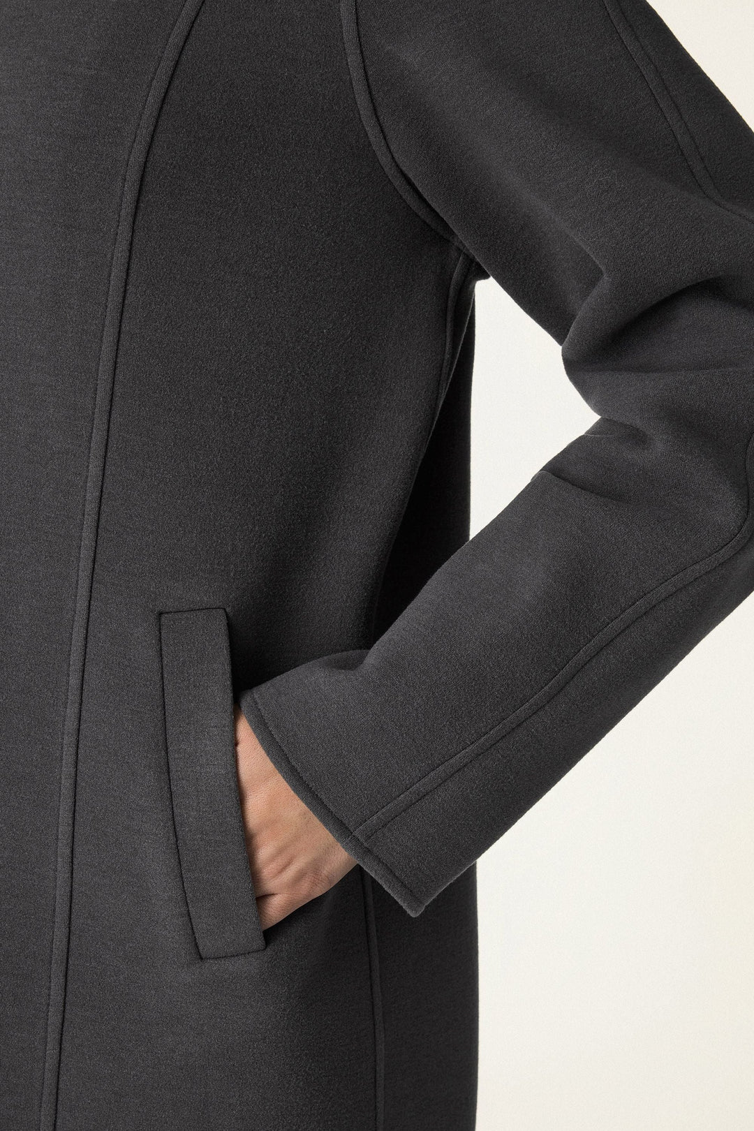 Button-up coat