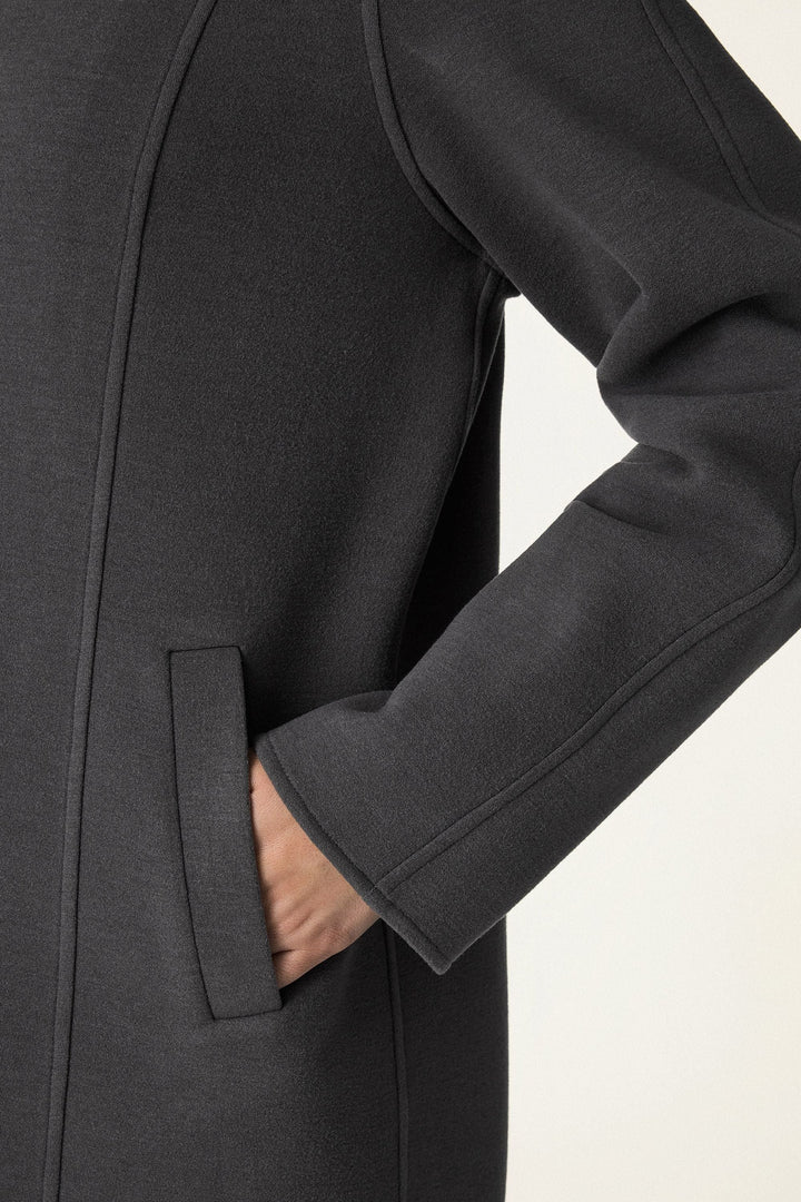 Button-up coat