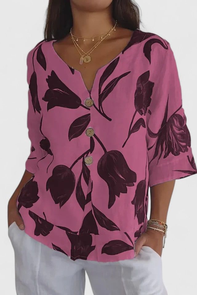 Ocean Bloom Blouse