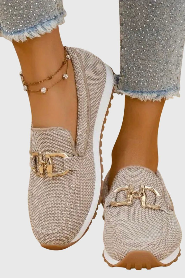 Golden Luxe Loafers