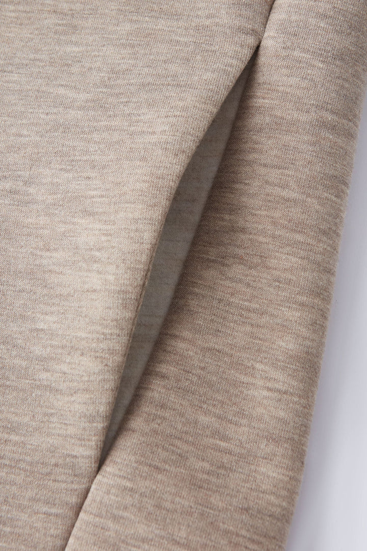 Cropped jacket with collar