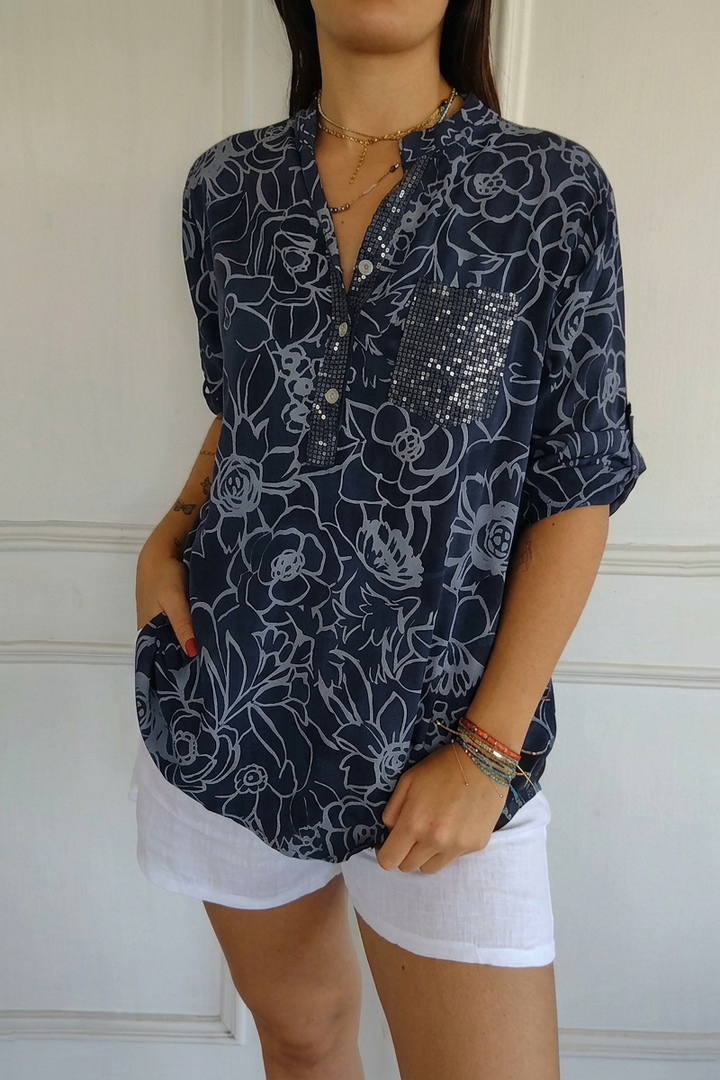 Casual Blouse Floral Breeze