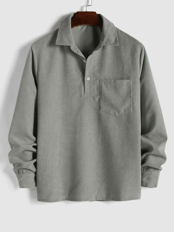 Classic Ribbed Polo Shirt