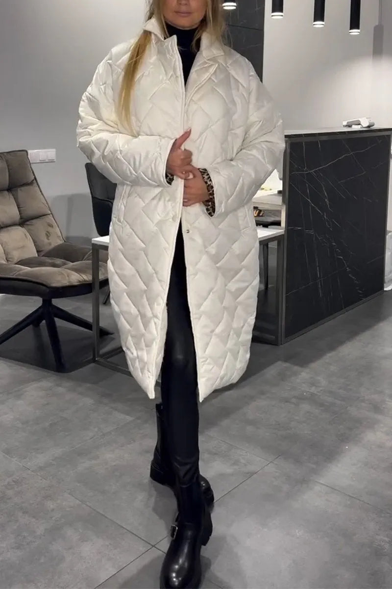 Quilted Mid Coat