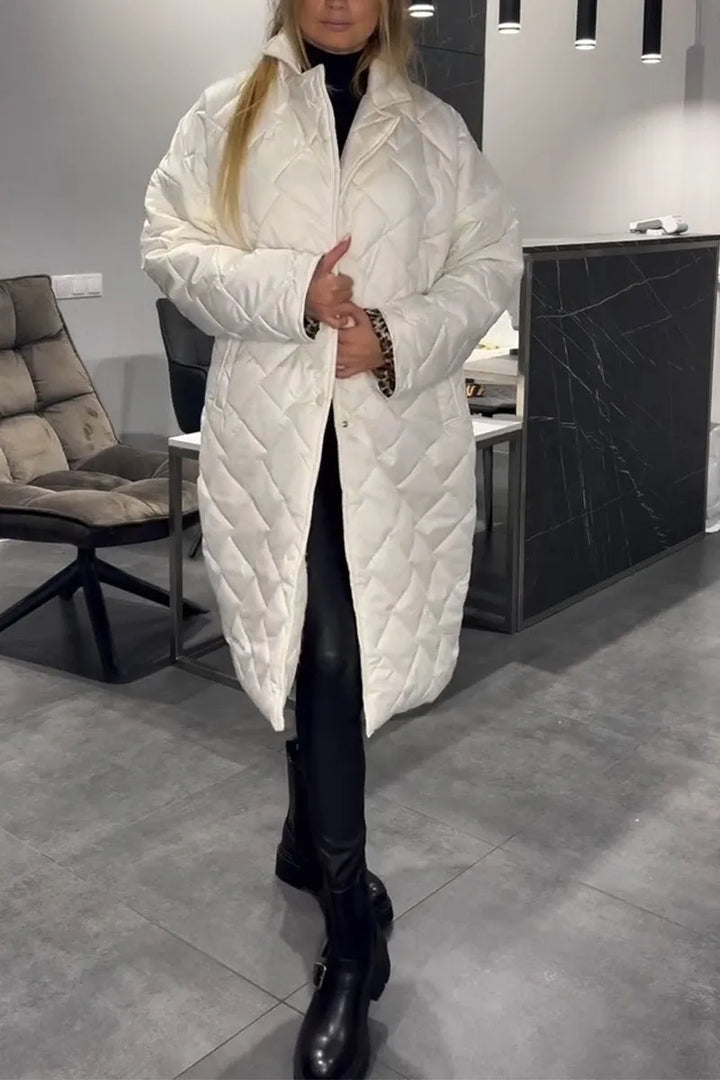 Quilted Mid Coat