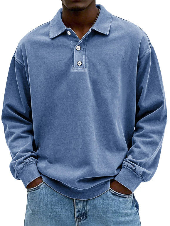 Ideal Relaxed Fit Collared Polo