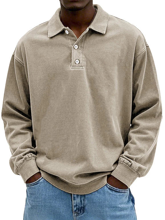 Ideal Relaxed Fit Collared Polo