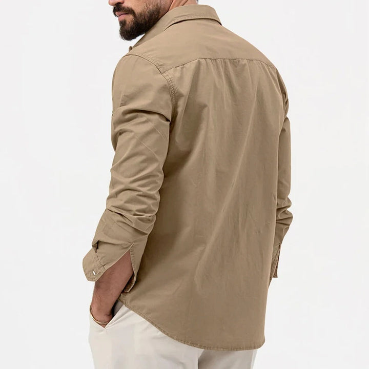 Relaxed Fit Button-Up Shirt