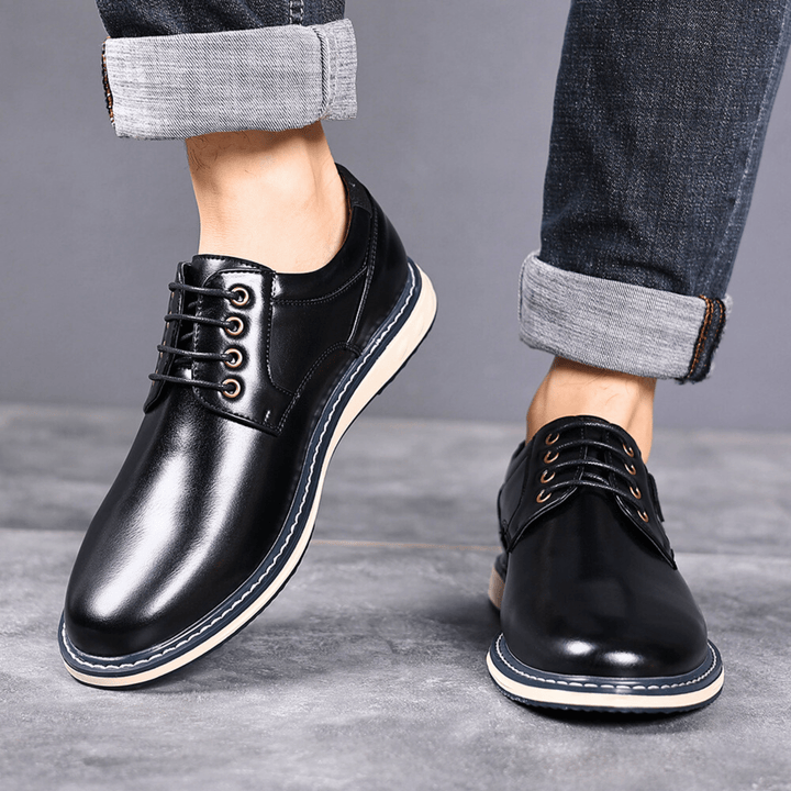 Napoli Genuine Leather Derby Shoes