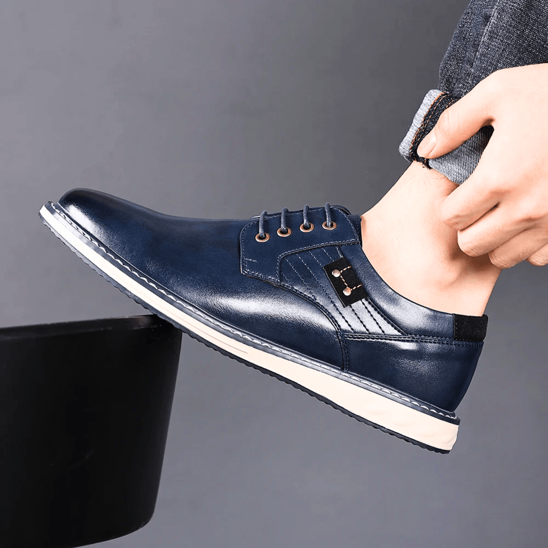 Napoli Genuine Leather Derby Shoes
