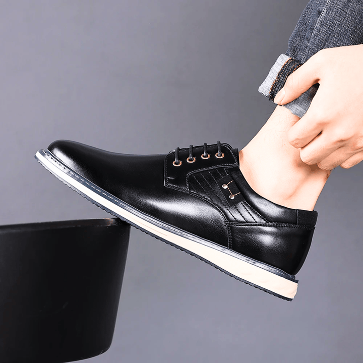 Napoli Genuine Leather Derby Shoes